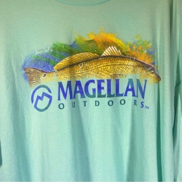 Magellan Outdoors Big Men FishGear Size 3XL Graphic Long Sleeve Spellout T-shirt - Picture 5 of 8